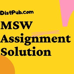 MSW Assignment Solution
