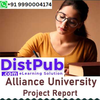 Alliance University Project Report for MBA and BBA