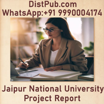 Jaipur National University MBA Project Report