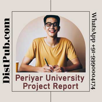 Periyar University MBA Project Report PDF Download