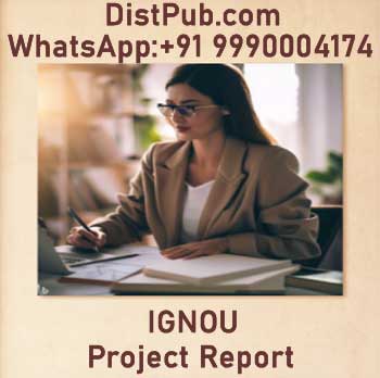 ignou mba project report
