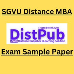 Business and Corporate Laws SGVU Exam Question Sample Paper