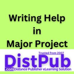 MBA major project report writing help
