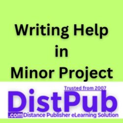 MBA minor project report writing help